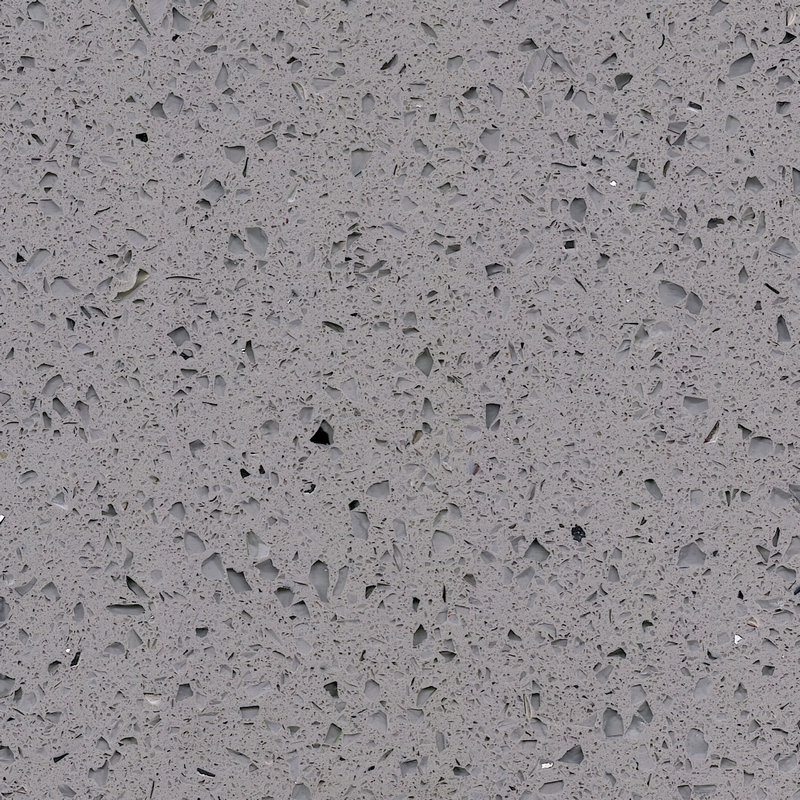 Light grey crystal artificial quartz