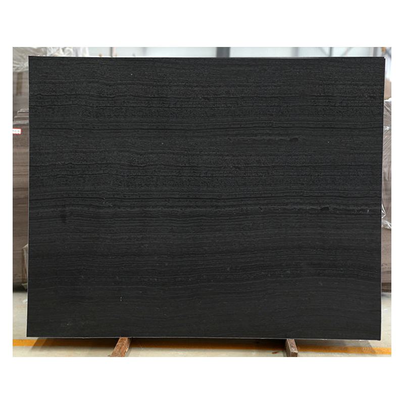 Royal wooden black marble slab